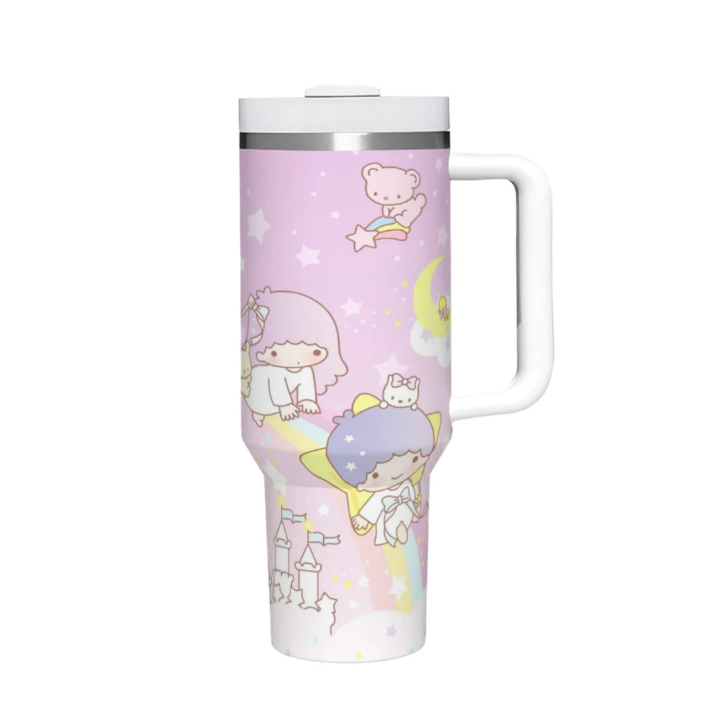 Cute Anime Sanrio Hello Kitty Kawaii 40 Oz Ultimate Tumbler with Handle and Straw Vacuum Insulated Tumbler