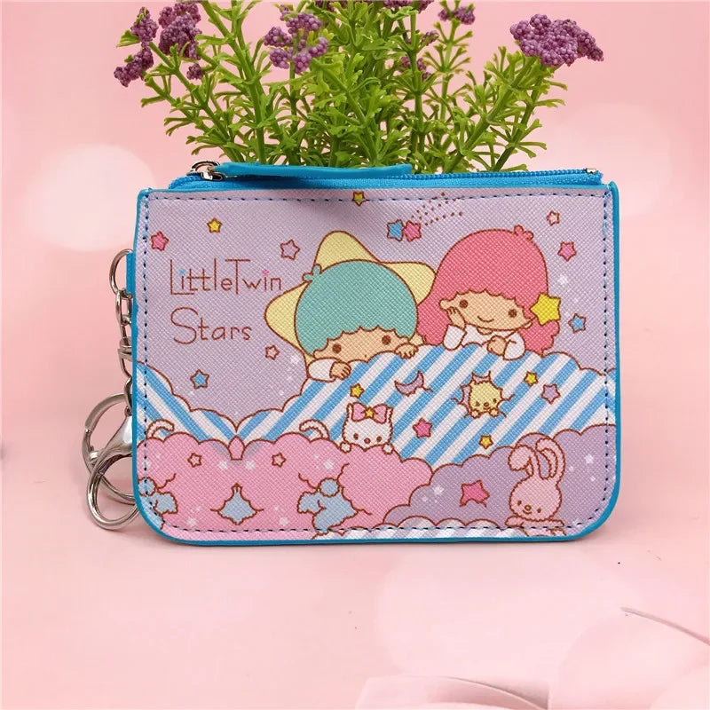 Hello Kitty Kawaii Coin Purses Cute Card Holders Little Twin Stars My Melody Kids Purses and Handbags Wholesale Purses