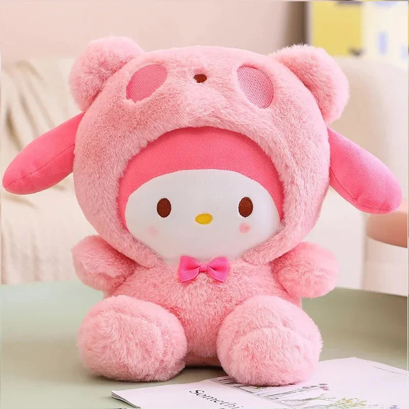 New Kawaii Hello Kitty Plush Toys Pillow Doll Stuffed Cinnamoroll Children Plushies Home Decoration Plush Christmas Dolls