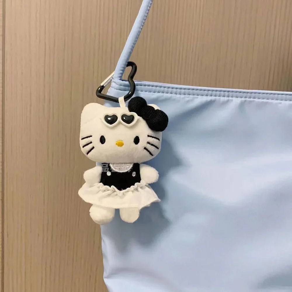 Hello Kitty Doll Keychain Cartoon Soft Toy Bag Cute High-looking Fashion Pendant Accessories Birthday Gift for Friends