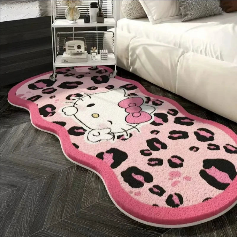 Hello Kitty Bedroom Window Stain-resistant Carpet Home Living Room Sofa Non-slip Mat Cloakroom Mat.