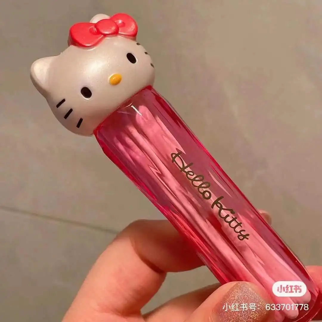 Hello Kitty Portable Toothpick Holder Cute Mini Cartoon Travel Cotton Swab Storage Box Small Container For Girls Gift