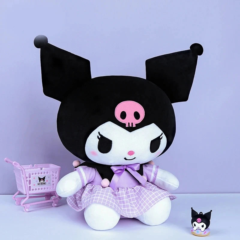 Hello Kitty Kuromi Melody Cinnamoroll Stuffed Toys Plushier Soft Throw Pillow Plush Dolls Birthday Gift Valentines Gift