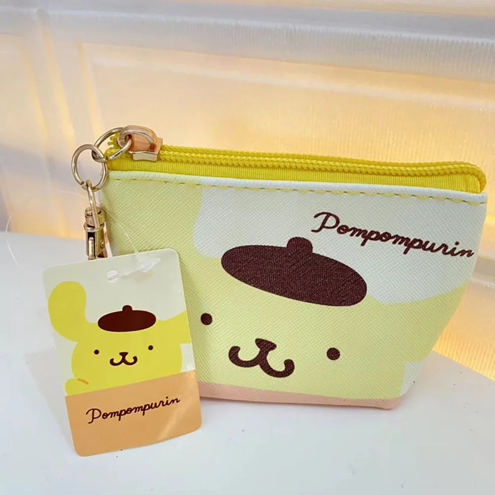 Keychain Purse Portable Cartoon Pouch Mini Waterproof Coin Pocket Key Earphone Storage Bag ID Card Holder Backpack Pendant