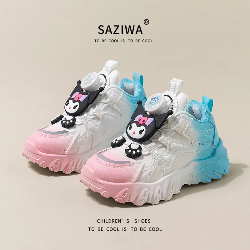 Cinnamoroll Anime Hello Kitty Kawaii Casual Shoes Cute Cartoon  Kuromi Children Sports Sneakers Gifts for Girls