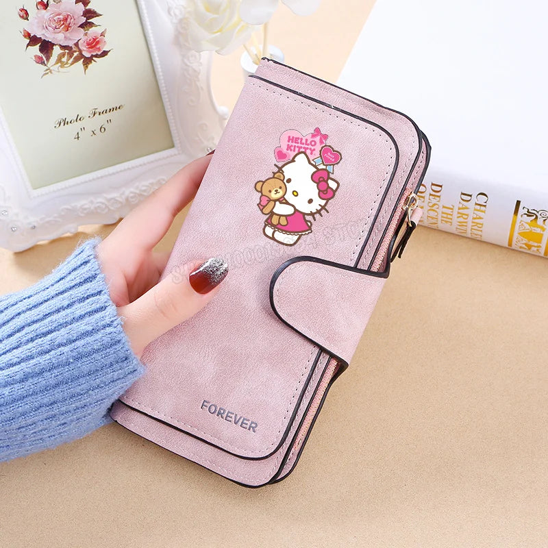 Hello Kitty Wallet Women Wallets Card Wallet Coin Wallet Women Bags for Women Purse ID Wallets Female Coin Purse Birthday Gift