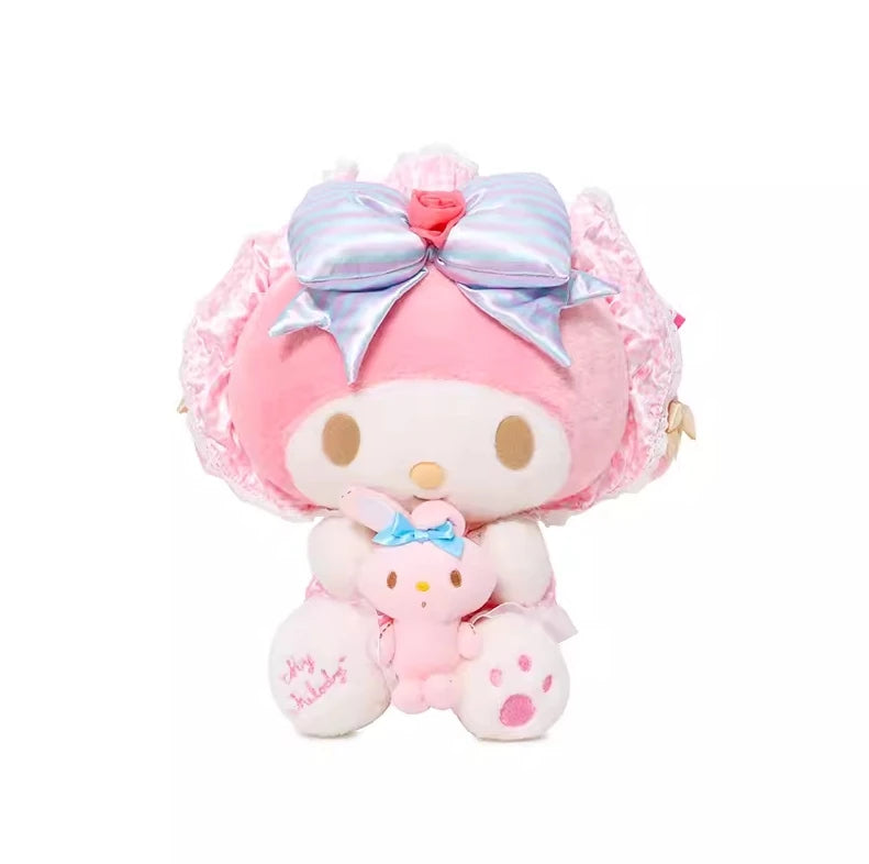 Anime Plush Cinnamoroll My Melody Kuromi Hello Kitty Graduation Large Plush Doll Sofa Pillow Kids Xmas Gifts