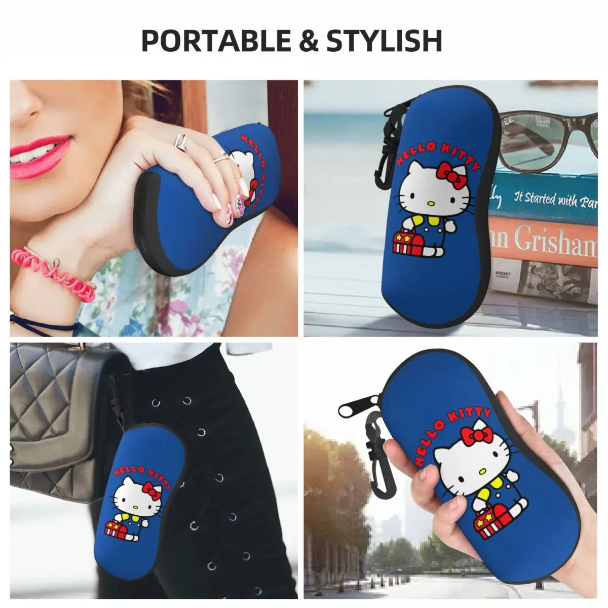 Cartoon Hello Kitty Cat Merch Glasses Case for Women New cats Eyewear Box Ins Sunglasses Box