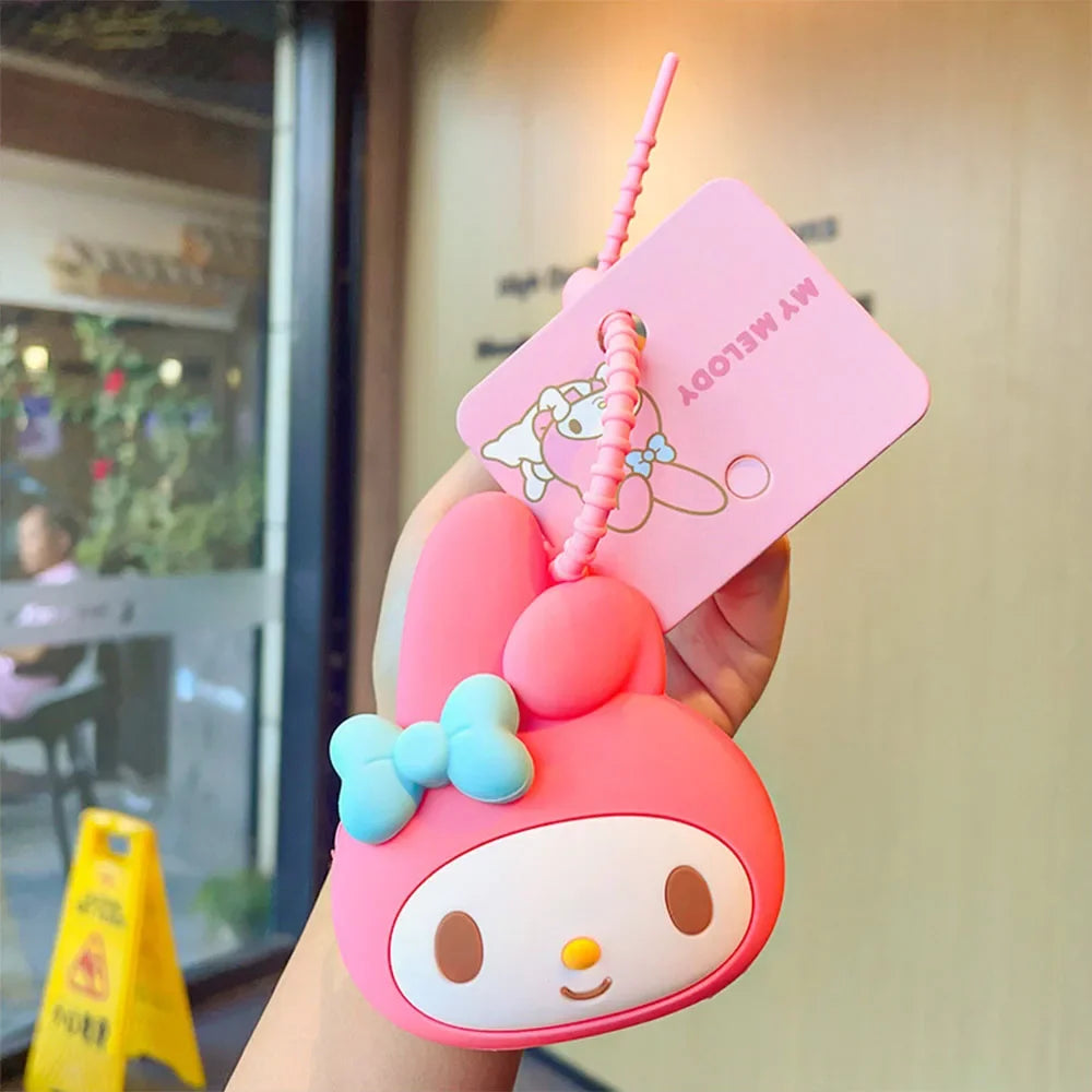 Coin Purse Bags My Melody Kuromi Cinnamoroll Pochacco Silicone Waterproof Mini Bag Kechian Toy Decorative Christmas Gifts