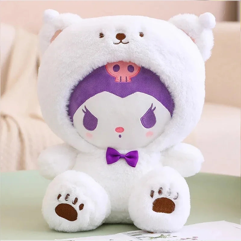 New Kawaii Hello Kitty Plush Toys Pillow Doll Stuffed Cinnamoroll Children Plushies Home Decoration Plush Christmas Dolls