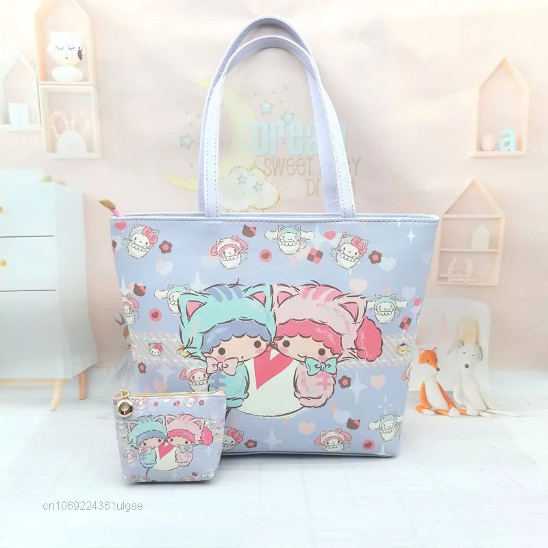 Hello Kitty Bags Luxury Handbag With Purse Women Fashion Casual Cartoon Tote Bag Y2k Female Large Capacity Shoulder Bag