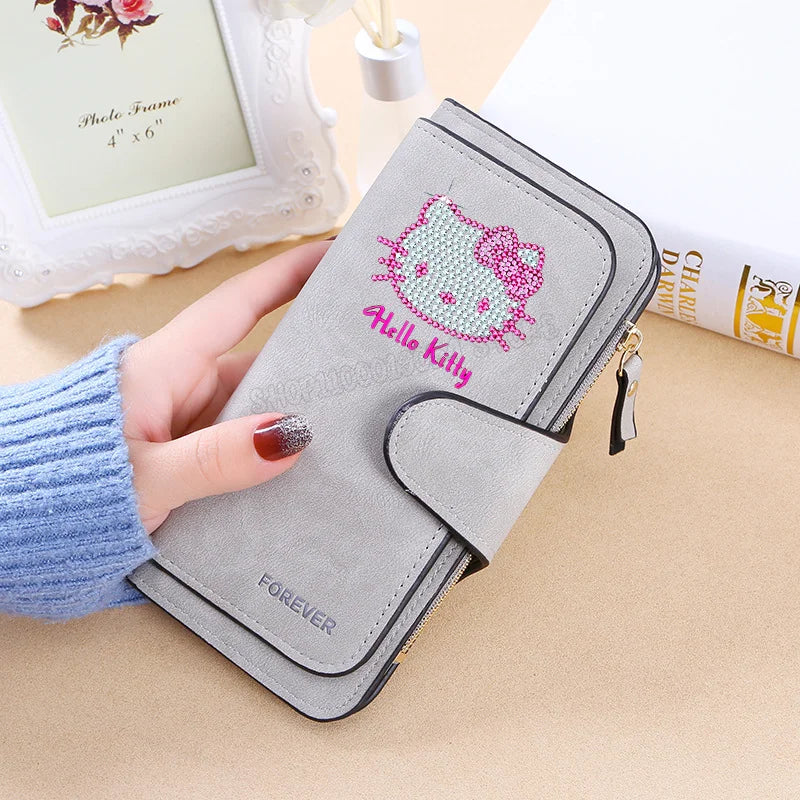 Hello Kitty Wallet Women Wallets Card Wallet Coin Wallet Women Bags for Women Purse ID Wallets Female Coin Purse Birthday Gift