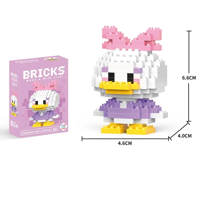 Hello Kitty Building Blocks Cartoon Character Melody Assembled Model building block Dolls Toys Children Gifts