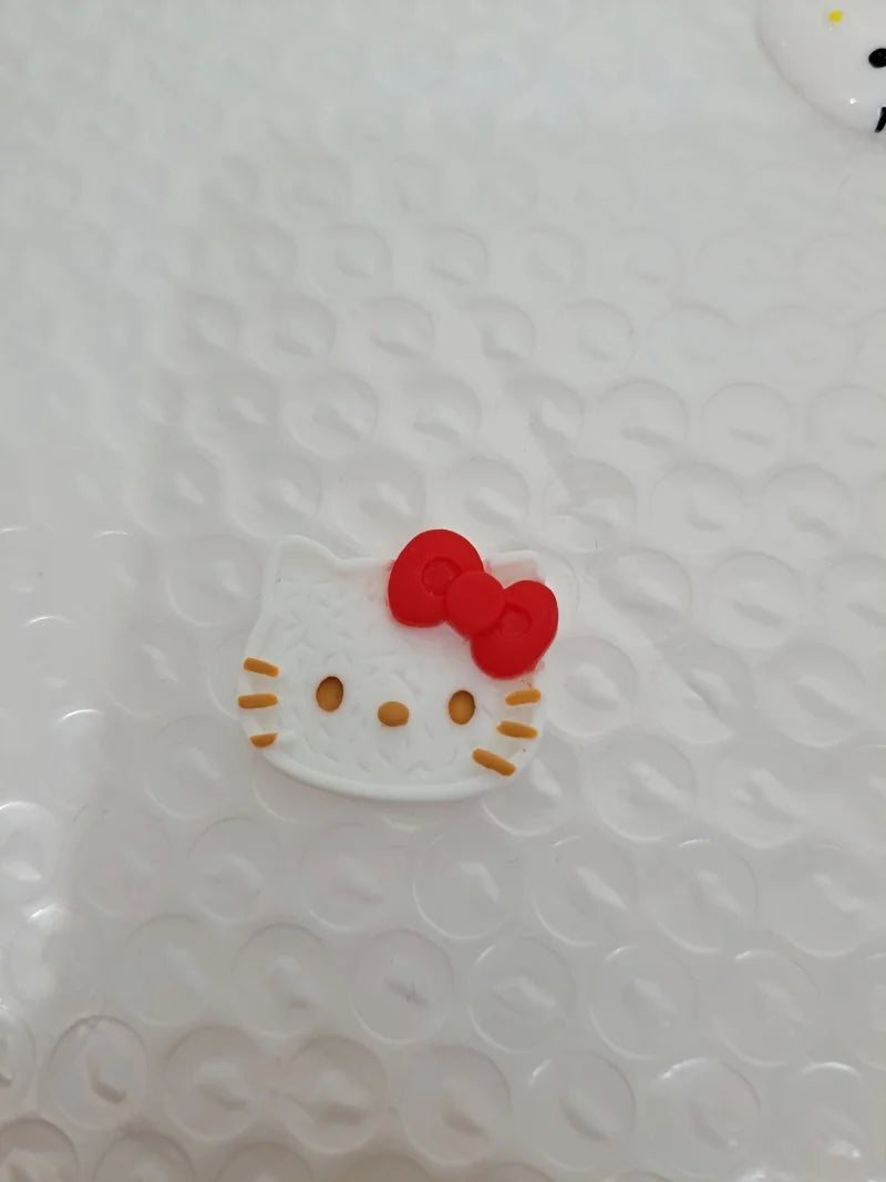 hello kitty cartoon cute bow cat resin diy jewelry mobile phone protective cover handmade patch material animation doll children