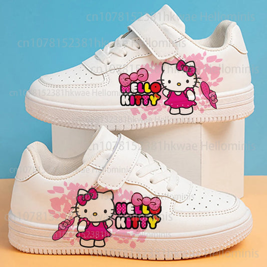 Hello kitty girls Shoes sneakers for children Student Casual basketball shoes Kid Sneakers Running Fashion Sports Shoes