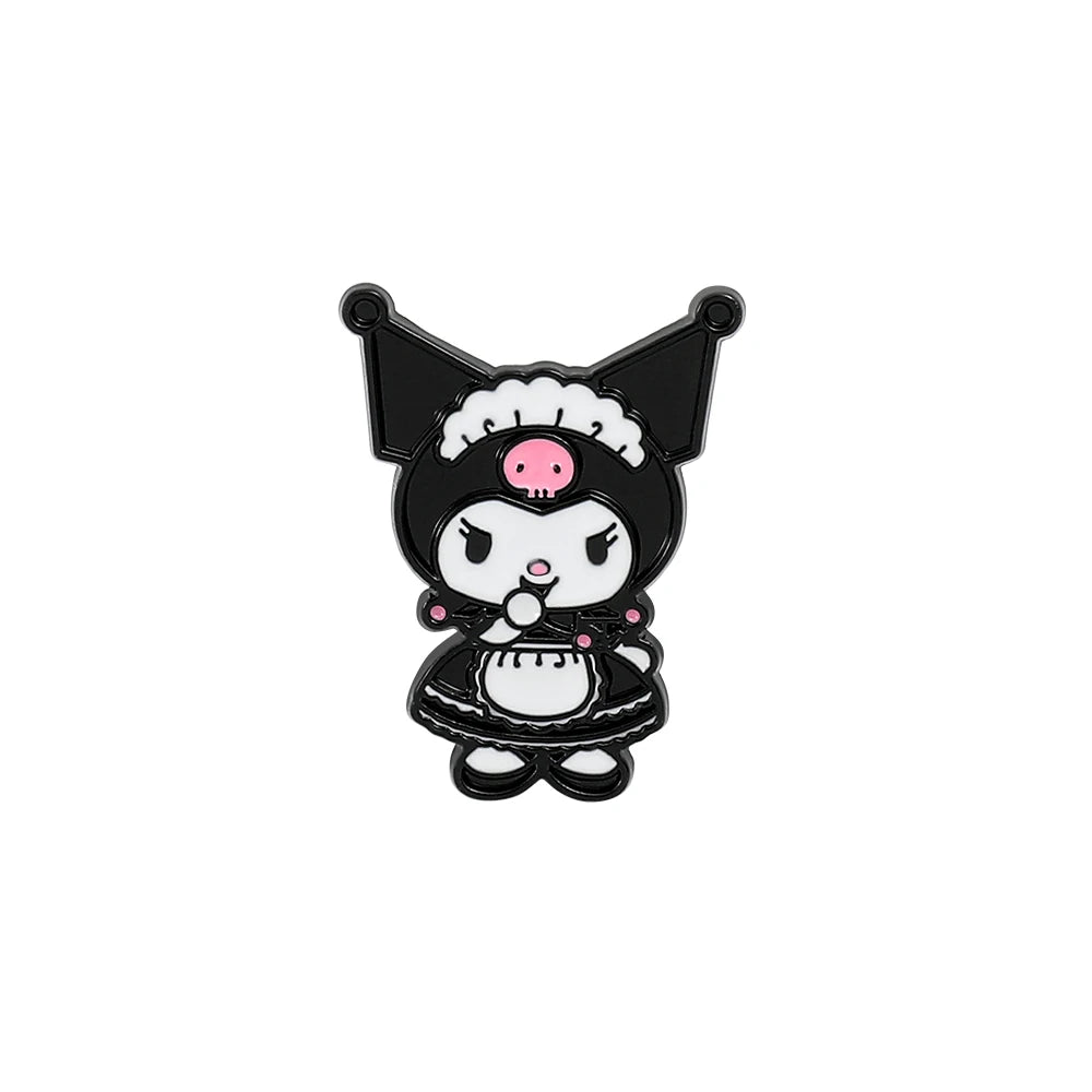 Sanrio Enamel Pins for Backpack Cute Cartoon Hello Kitty Brooches for Women Kawaii Kuromi My Melody Anime Metal Badges Jewelry