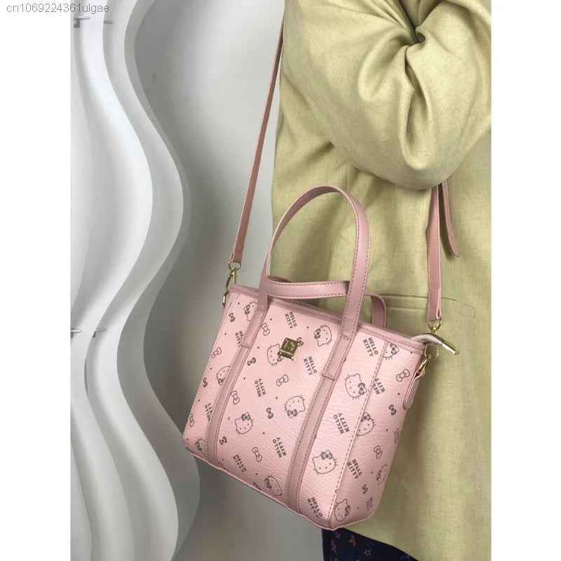 Hello Kitty Women's Cute Trendy Handbag Crossbody Bag New Niche Versatile Single Shoulder Bag Korean Version Shoulder Bag