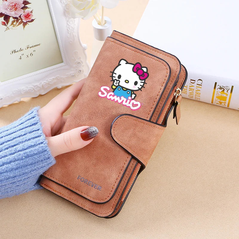 Hello Kitty Wallet Women Wallets Card Wallet Coin Wallet Women Bags for Women Purse ID Wallets Female Coin Purse Birthday Gift