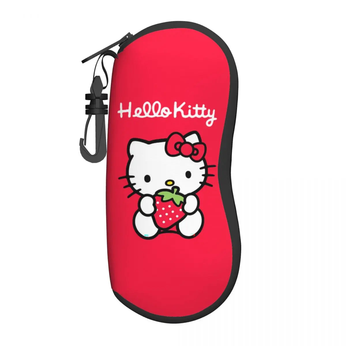 Hello Kitty Cute Cat Strawberry Glasses Case Girl Boy Travel cartoon cats Glasses Storage Box Cute Sunglasses Box