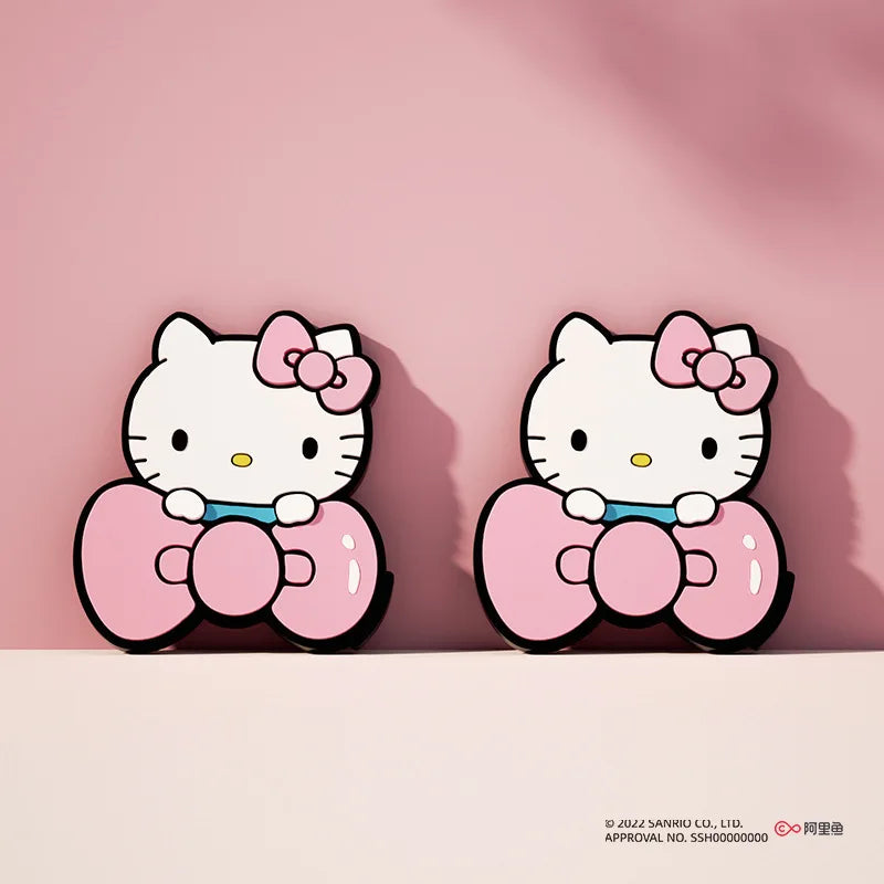 Kawaii Sanrio Cute Cartoon Car Door Anti-Collision Sticker Hello Kitty Transparent Collision Strip Decoration Car Accsesories