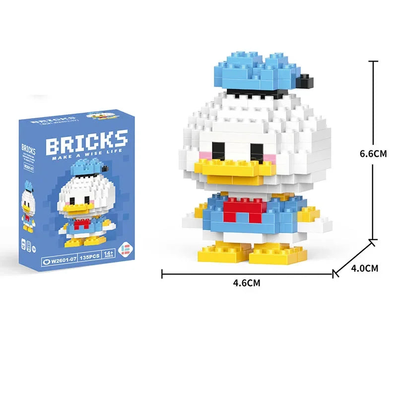 Hello Kitty Building Blocks Cartoon Character Melody Assembled Model building block Dolls Toys Children Gifts