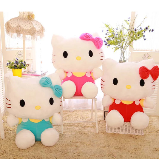 20cm Hello Kitty Plush Toys Cute Movie KT Cat Dolls Soft Stuffed kawaii Hello Kitty Toy Baby Christmas Gift