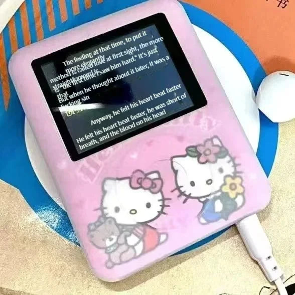 kawaii hello kitty Student MP3 Cartoon anime Portable mini music Walkman sports companion Sound can be played externally new