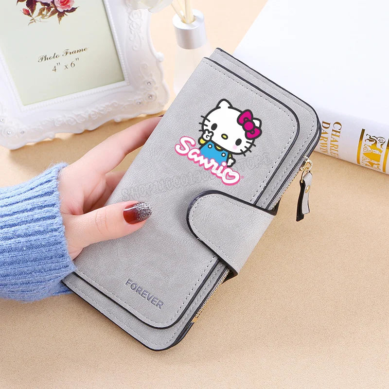 Hello Kitty Wallet Women Wallets Card Wallet Coin Wallet Women Bags for Women Purse ID Wallets Female Coin Purse Birthday Gift