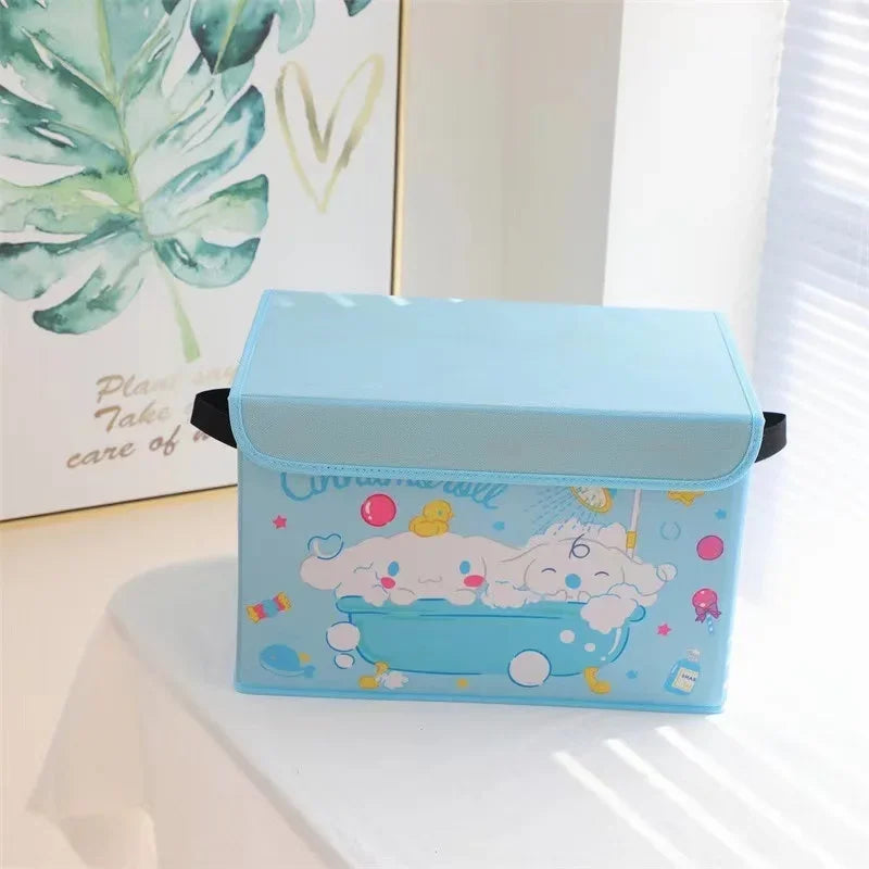 Hello Kitty Dirty Clothes Basket Storage Basket Large Capacity Dormitory Household Foldable Waterproof Dirty Clothes Basket