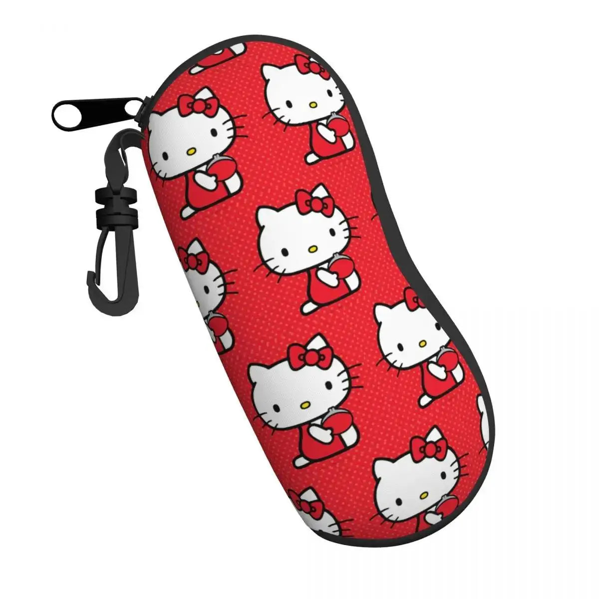 Hello Kitty Cute Cat Strawberry Glasses Case Girl Boy Travel cartoon cats Glasses Storage Box Cute Sunglasses Box