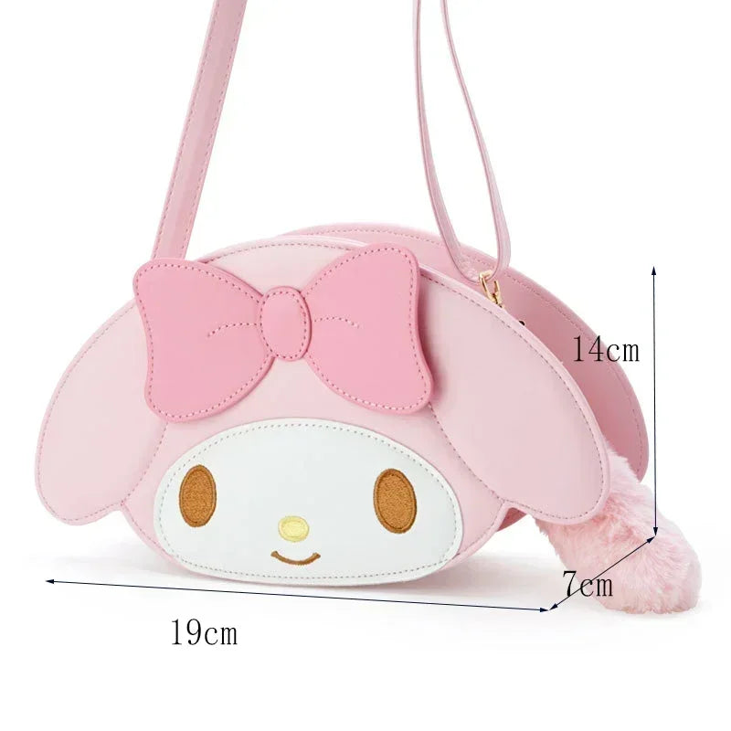 Hello Kitty Purses and Handbags Shoulder Bags for Women Cute Wallet Kuromi Pouch My Melody Messenger Bag Fashionable Case