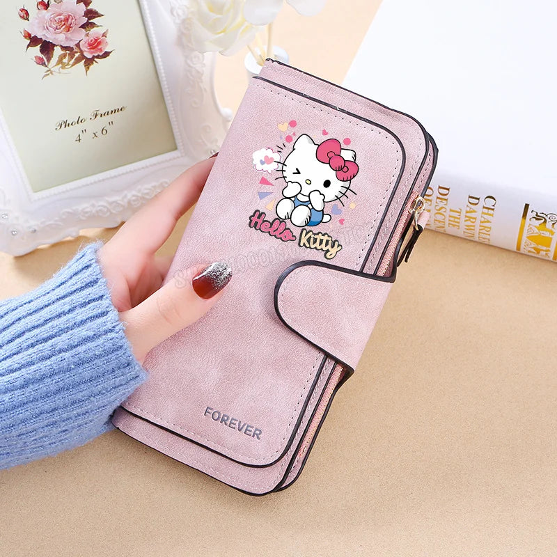 Hello Kitty Wallet Women Wallets Card Wallet Coin Wallet Women Bags for Women Purse ID Wallets Female Coin Purse Birthday Gift