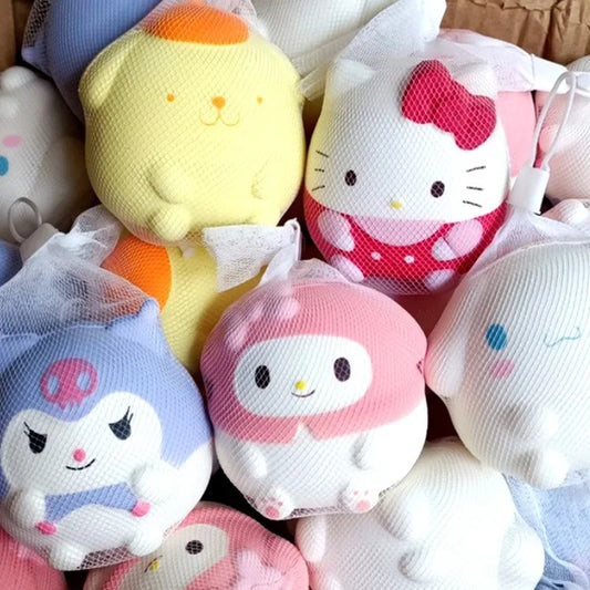 Hello Kitty Decompression Toys Slow Rebound To Vent Artifact Anime Kuromi Sanrio Cinnamoroll Creative Kids Gift Cartoon Ornament