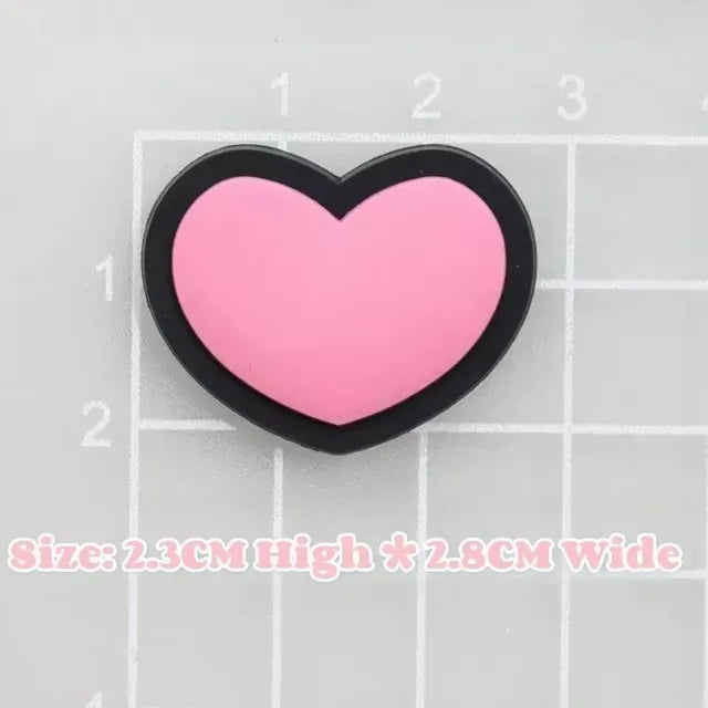 Pink Series Cute Cartoon Hello Kitty Charm Shoe Buckle Accessories DIY Removable Wooden Clogs Sandal Buckle Decoration