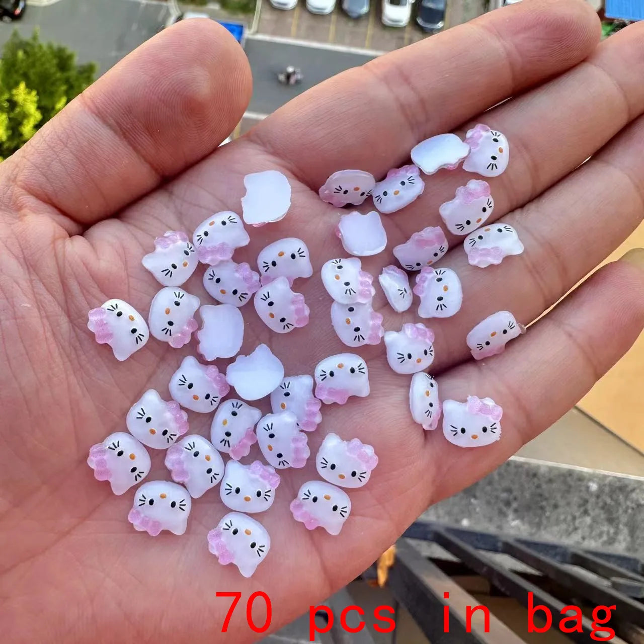 Hello Kitty DIY Nail Art Jewelry Decor Kawaii Kuromi Charms For Manicure DIY Nail Parts Rhinestone Toy Gift for Girls