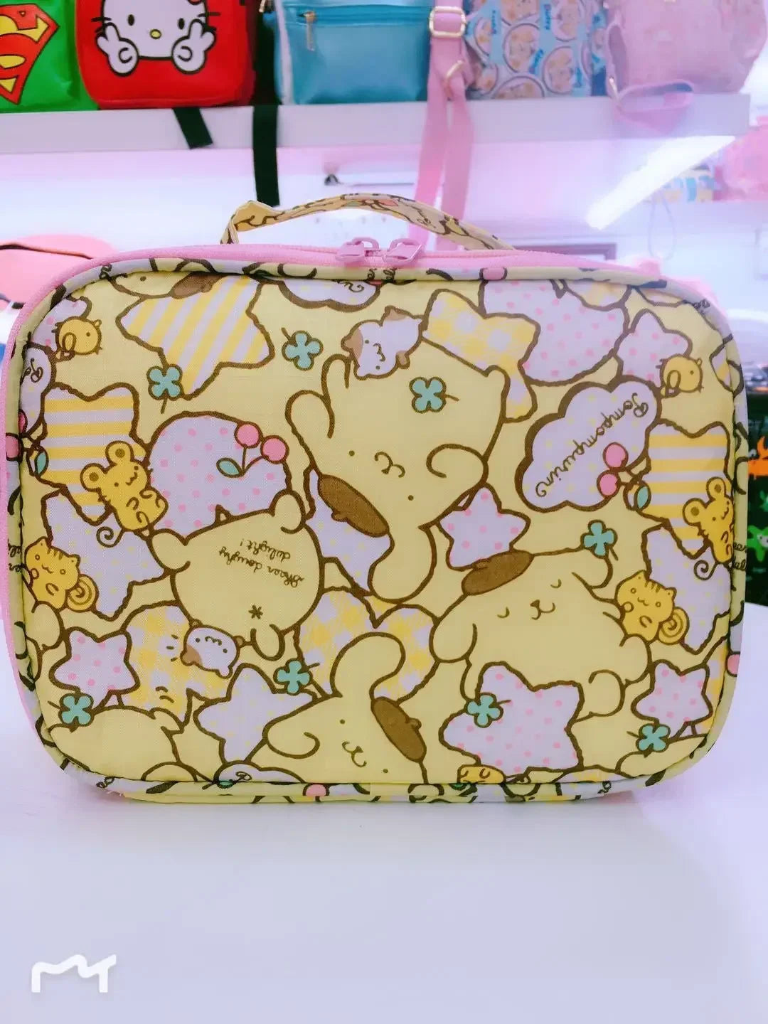 Hello Kitty Handbag Cartoon Waterproof Cosmetic Bag My Melody Travel Bag Toiletry Bag Storage Bag