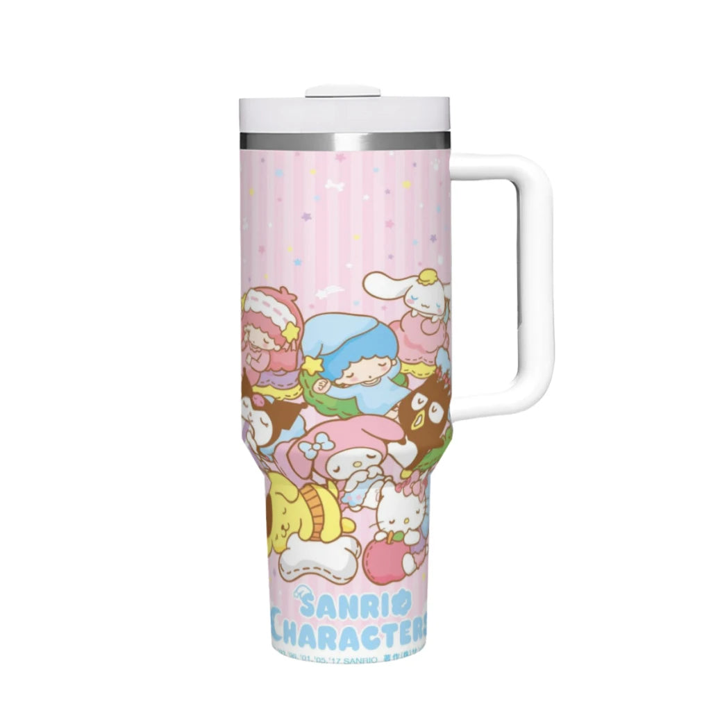 Cute Anime Sanrio Hello Kitty Kawaii 40 Oz Ultimate Tumbler with Handle and Straw Vacuum Insulated Tumbler