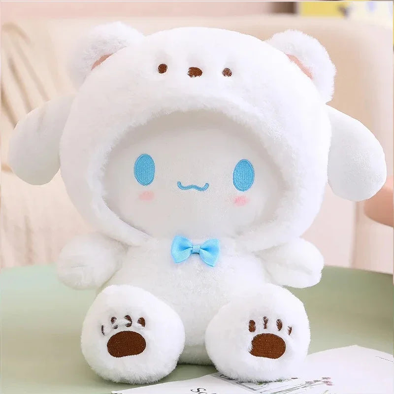 New Kawaii Hello Kitty Plush Toys Pillow Doll Stuffed Cinnamoroll Children Plushies Home Decoration Plush Christmas Dolls