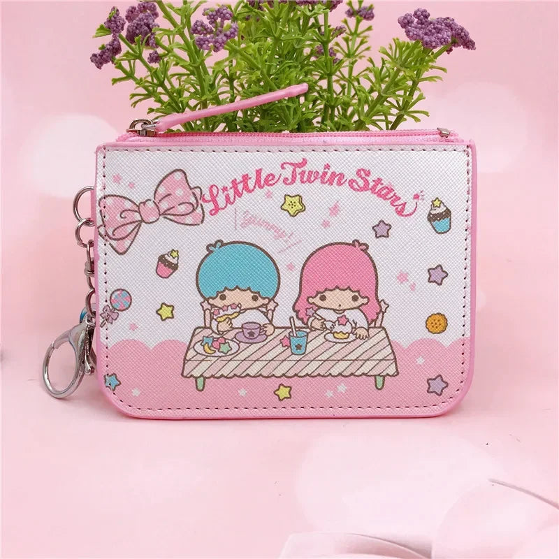 Hello Kitty Kawaii Coin Purses Cute Card Holders Little Twin Stars My Melody Kids Purses and Handbags Wholesale Purses