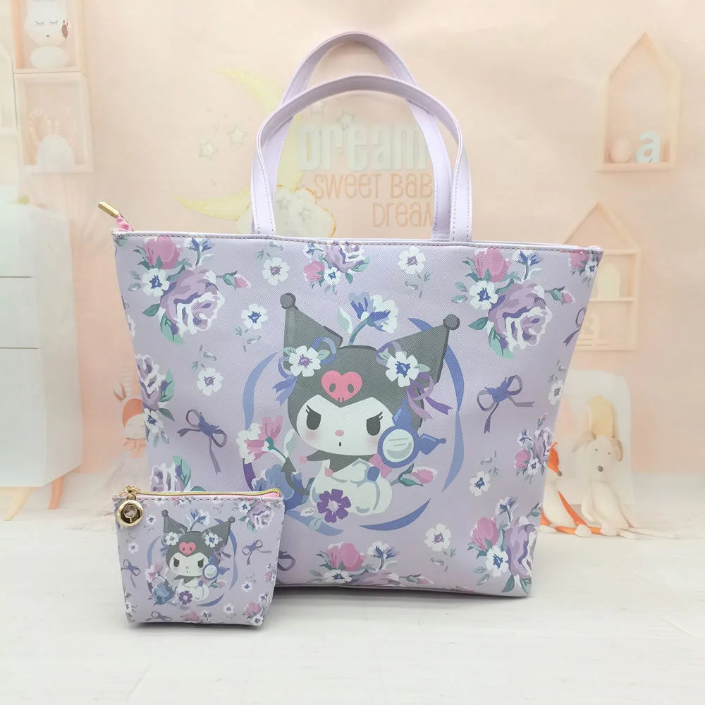 Hello Kitty Bags Luxury Handbag With Purse Women Fashion Casual Cartoon Tote Bag Y2k Female Large Capacity Shoulder Bag