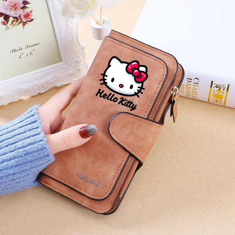 Hello Kitty Wallet Women Wallets Card Wallet Coin Wallet Women Bags for Women Purse ID Wallets Female Coin Purse Birthday Gift