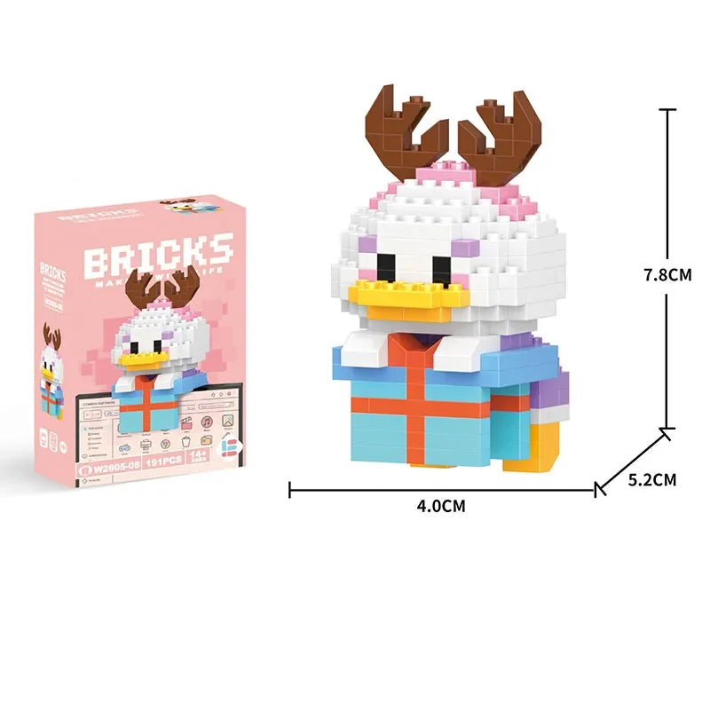 Hello Kitty Building Blocks Cartoon Character Melody Assembled Model building block Dolls Toys Children Gifts