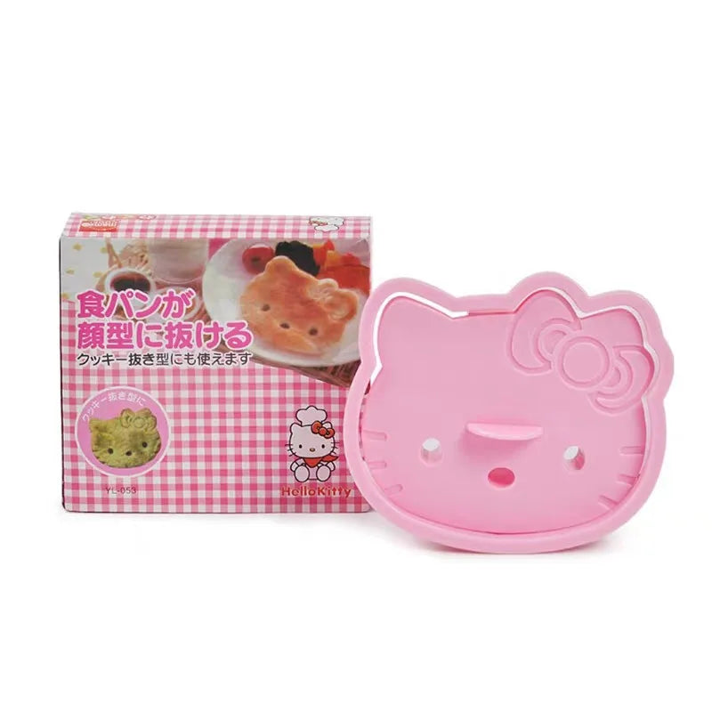 Hello Kitty DIY Mould Anime Kt Cute Cartoon Kids Sandwiches Cutter, Sealer Maker Dough/Cookie Press Pastry Tools