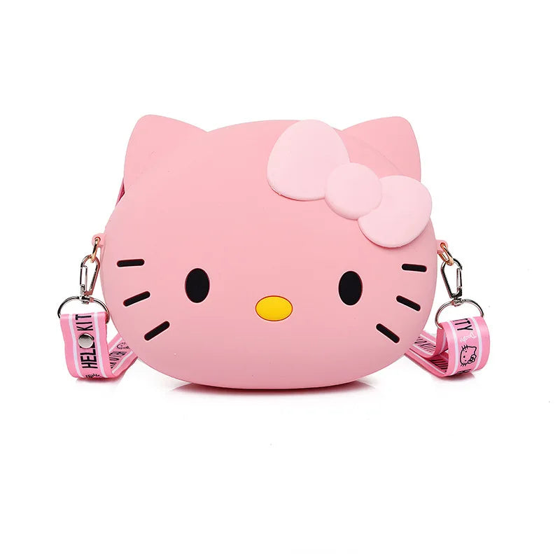 11cm/19cm Hello Kitty Crossbody Bags For Women Kawaii Messenger Bag Travel 3d Shoulder Small Purse Phone Bag Girlfriend Gift