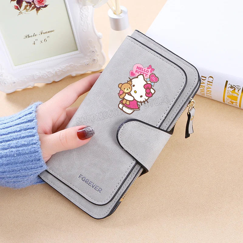 Hello Kitty Wallet Women Wallets Card Wallet Coin Wallet Women Bags for Women Purse ID Wallets Female Coin Purse Birthday Gift