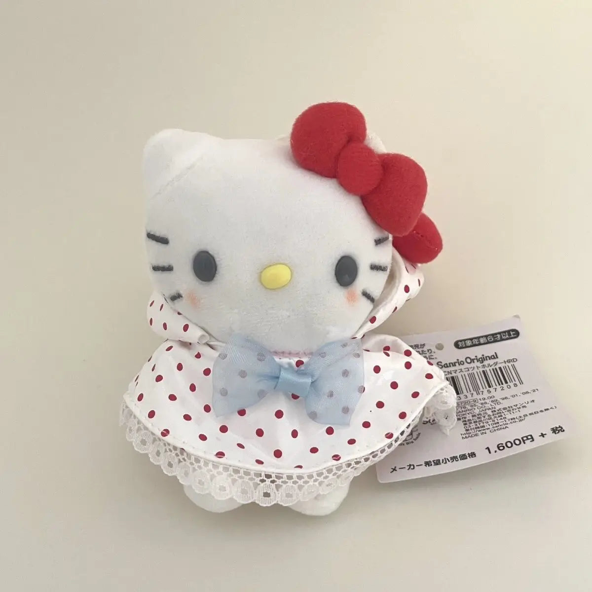 Hello Kitty Plush Toy Pendant Raincoat Dress Up Cute Sweet Design Soft Handbag Decoration Girl Plush Toy Gift