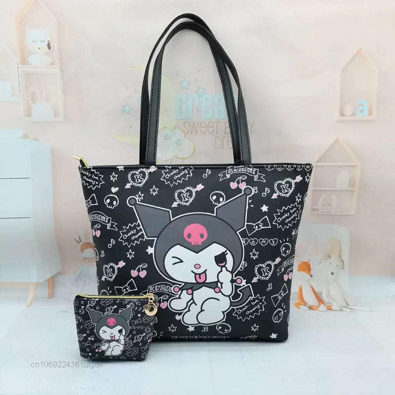 Hello Kitty Bags Luxury Handbag With Purse Women Fashion Casual Cartoon Tote Bag Y2k Female Large Capacity Shoulder Bag