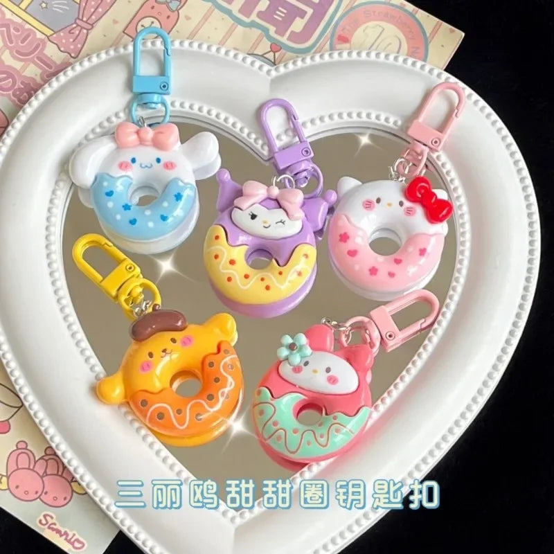 Cartoon anime Sanrio transparent glitter resin accessories handmade DIY hair clips phone cases shoe buckles jewelry materials