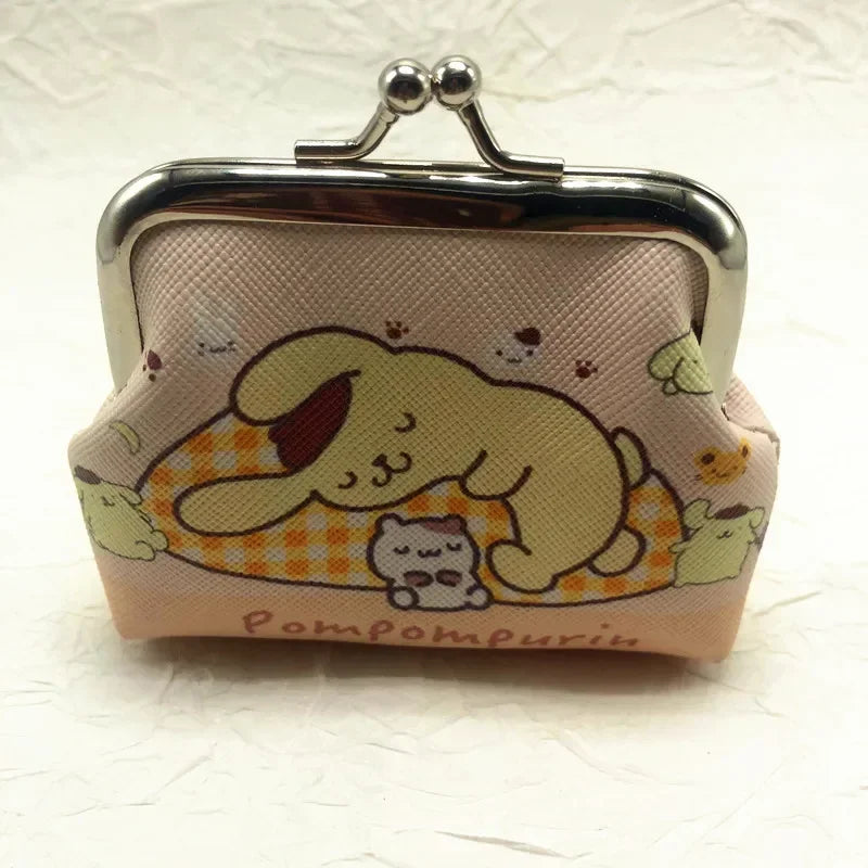 Hello Kitty Cartoon Coin Pouch Purse Creative Small Wallet My Melody Bags girls purse Kawaii Wallet Kid Purses