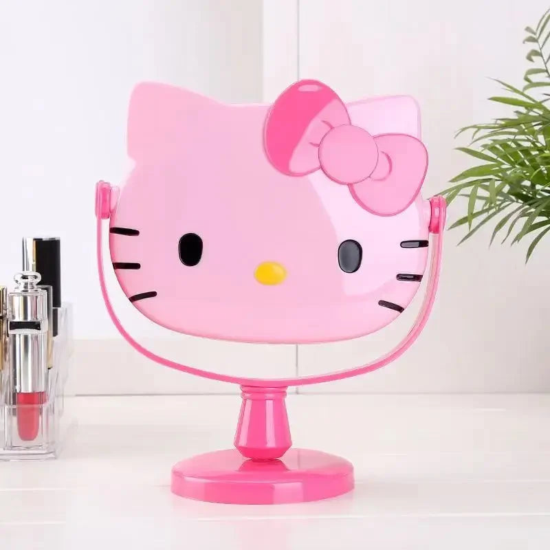 cartoon My melody Hello kitty anime vanity mirror flip tall cute decoration table decoration makeup mirror kawaii new